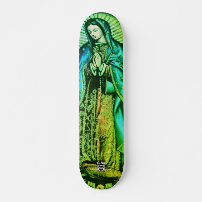 Greenleaf Virgin Mary Skateboard Deck (Front)