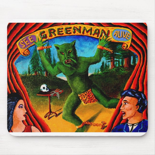 greenman6x mouse mat (Front)