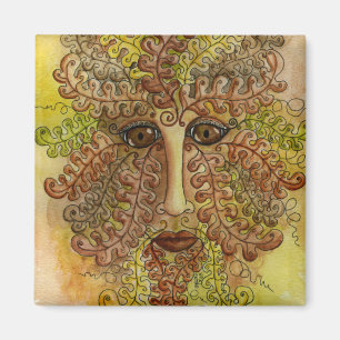 Greenman Autumn Magnet