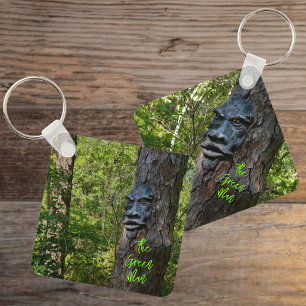 GreenMan Pagan Mythology Celtic Myth Photographic Key Ring