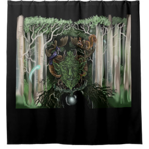 GreenMan Shower Curtain