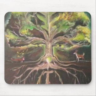 Greenman-tree of life Mousepad - Customised