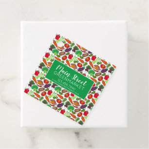 Greenmarket Grocery Store Vegetable Garden Produce Favour Tags