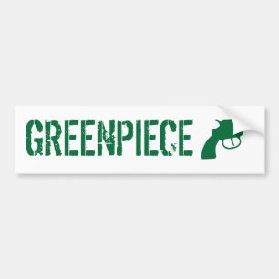 greenpiece bumper sticker