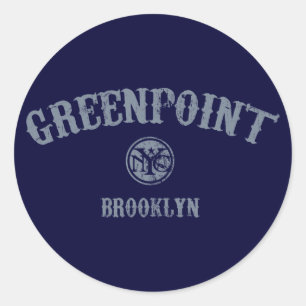 Greenpoint Classic Round Sticker