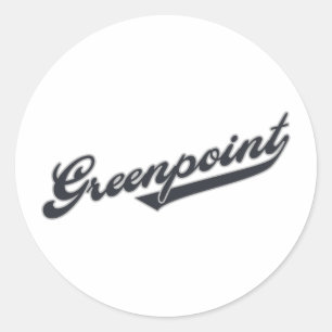 Greenpoint Classic Round Sticker