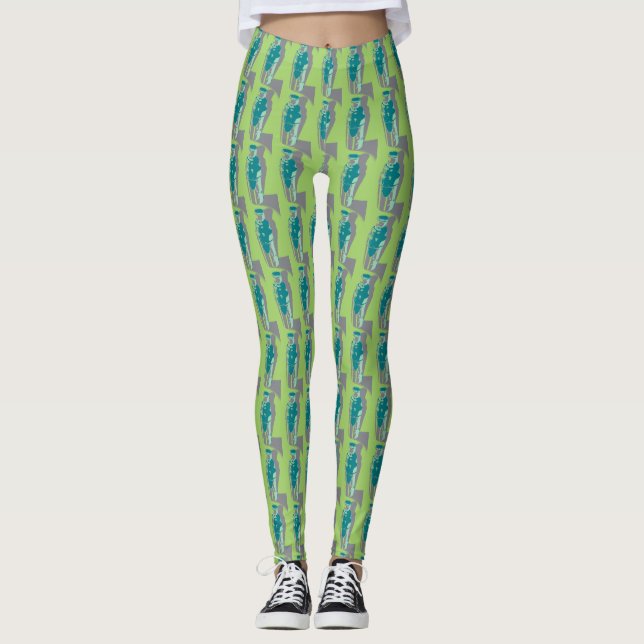 Greens Martini Shakers Leggings (Front)