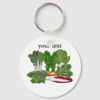 Greens Veggie Lovers Vegetables Key Ring