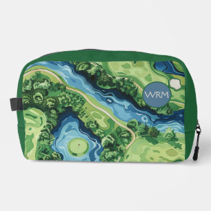 Greenside Getaway: Golfer's Monogrammed Dopp Kit