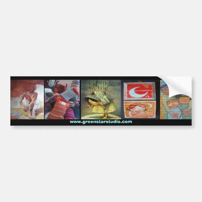 greenstarstudio bumpersticker bumper sticker (Front)