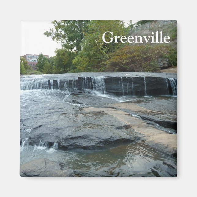 Greenville Falls Park on the Reedy Photo Magnet (Front)