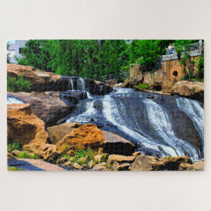 Greenville Falls South Carolina Jigsaw Puzzle