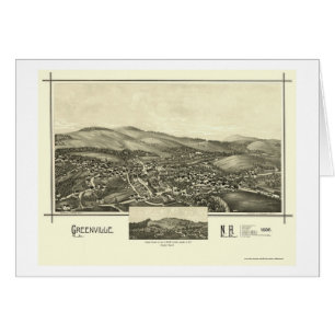 Greenville, NH Panoramic Map - 1886