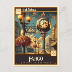 Greenville, North Dakota   Vintage Postcard