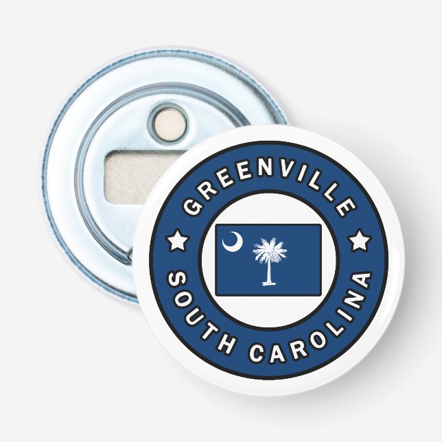 Greenville South Carolina Bottle Opener (Front)