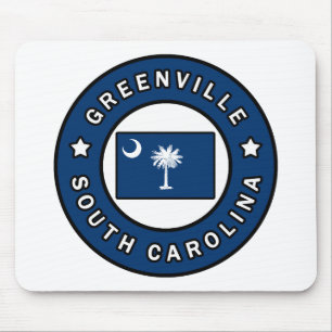 Greenville South Carolina Mouse Mat