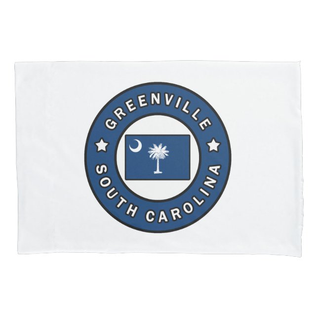 Greenville South Carolina Pillowcase (Front)