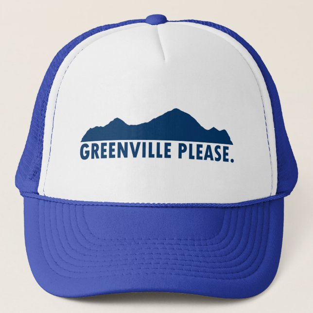 Greenville South Carolina Please Trucker Hat (Front)