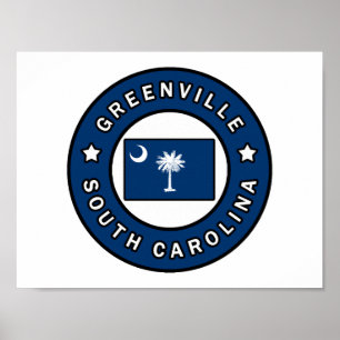 Greenville South Carolina Poster