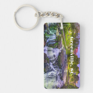 Greenville, South Carolina Reedy River Downtown  Key Ring