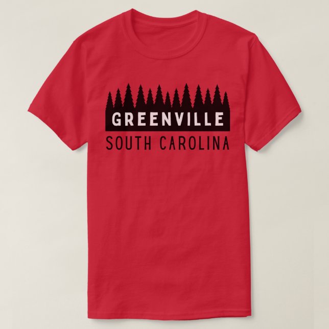 Greenville South Carolina SC Tourist Souvenir TShi T-Shirt (Design Front)