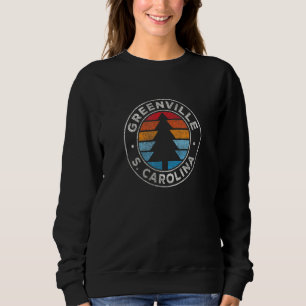 Greenville South Carolina Sc Vintage Graphic Retro Sweatshirt
