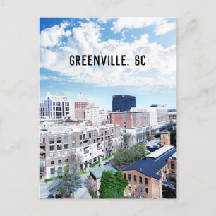 Greenville South Carolina Travel Photo Postcard