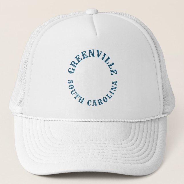 Greenville, South Carolina Trucker Hat (Front)