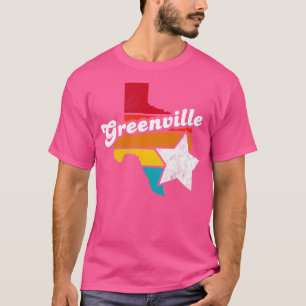 Greenville Texas Vintage Distressed Souvenir 2 T-Shirt