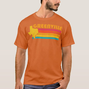 Greenville Texas Vintage Distressed Souvenir T-Shirt