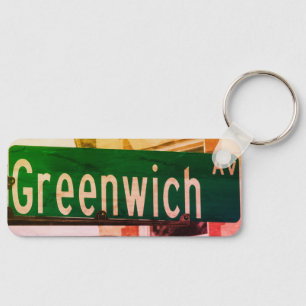 Greenwich Ave, Greenwich, CT Key Ring