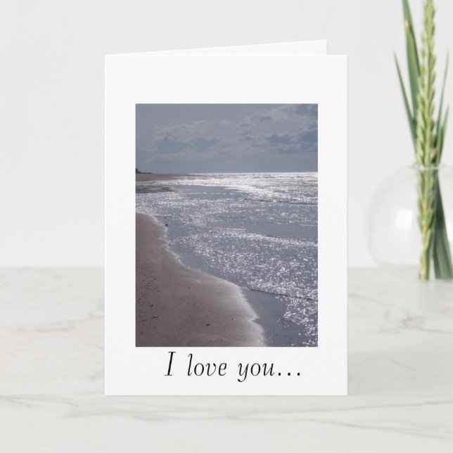 Greenwich Beach Greeting Card (Front)