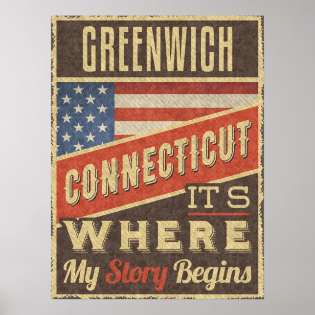 Greenwich Connecticut Poster (Front)