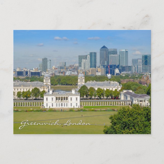Greenwich London UK Postcard (Front)