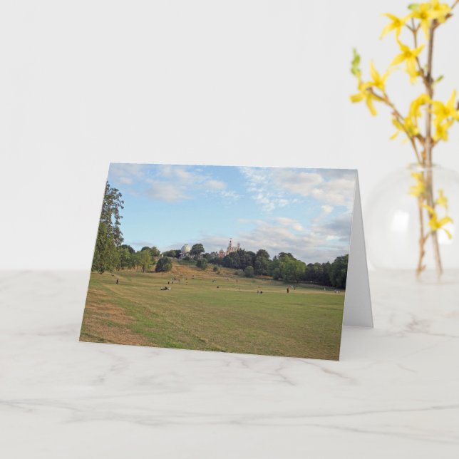 Greenwich Park, London Card (Yellow Flower)