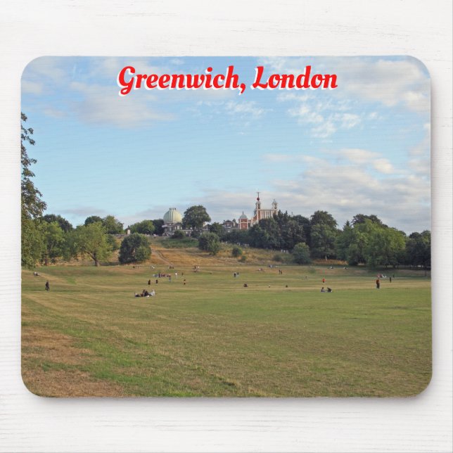 Greenwich Park, London Mouse Mat (Front)