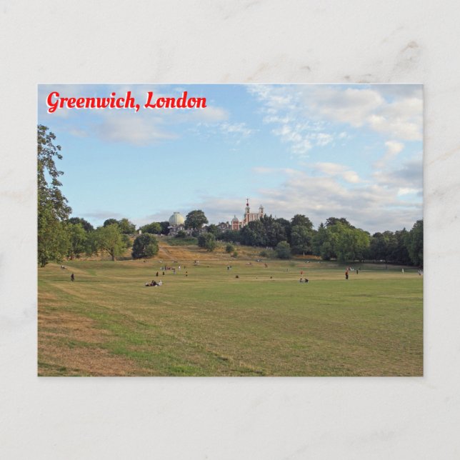 Greenwich Park, London Postcard (Front)