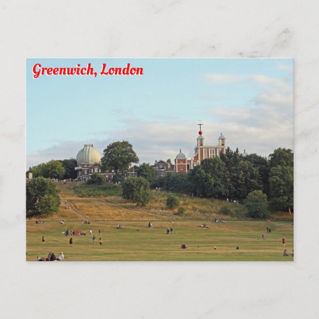 Greenwich Park, London Postcard (Front)