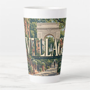 Greenwich Village Manhattan NYC Latte Mug