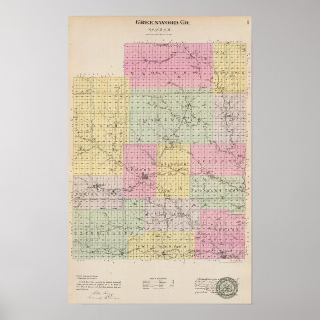 Greenwood County, Kansas Poster (Front)