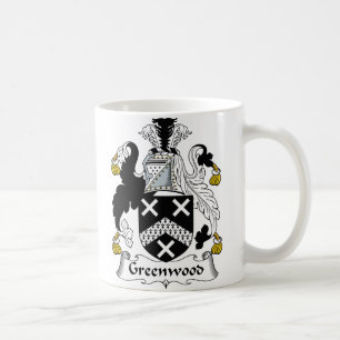 Greenwood Family Crest Coffee Mug