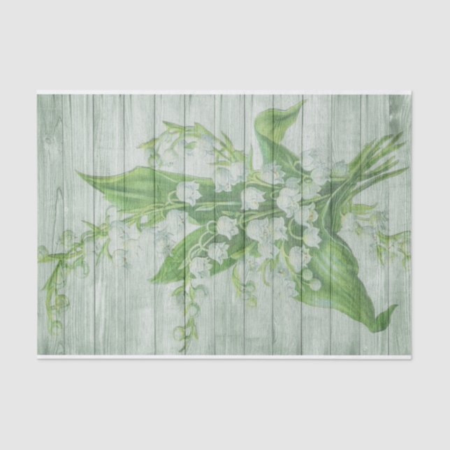 greenwood flowers tissue paper (Front)