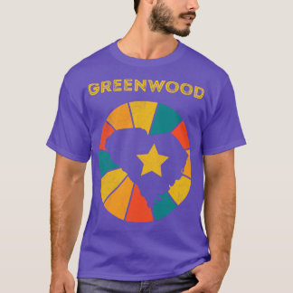 Greenwood South olina Vintage Distressed Souvenir T-Shirt