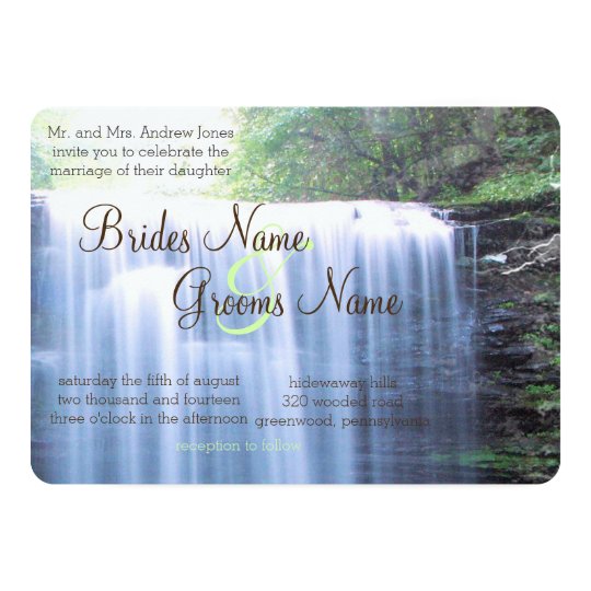 Greeny Nature Wedding Card