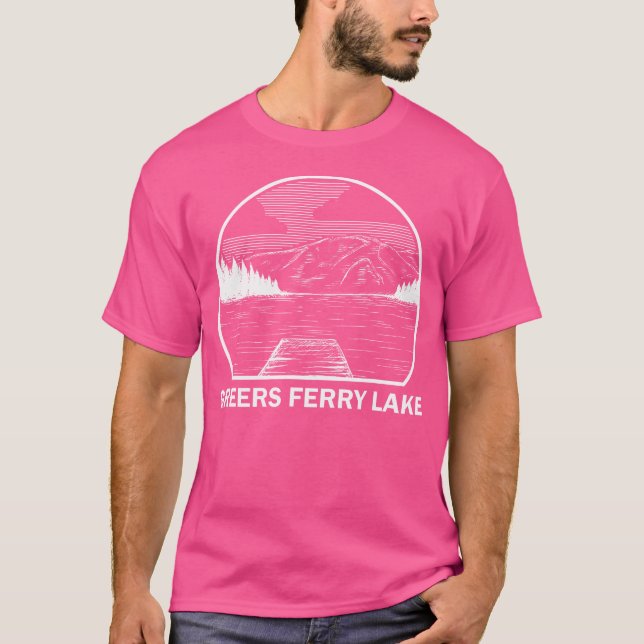 Greers Ferry Lake Arkansas Funny Fishing Camping S T-Shirt (Front)