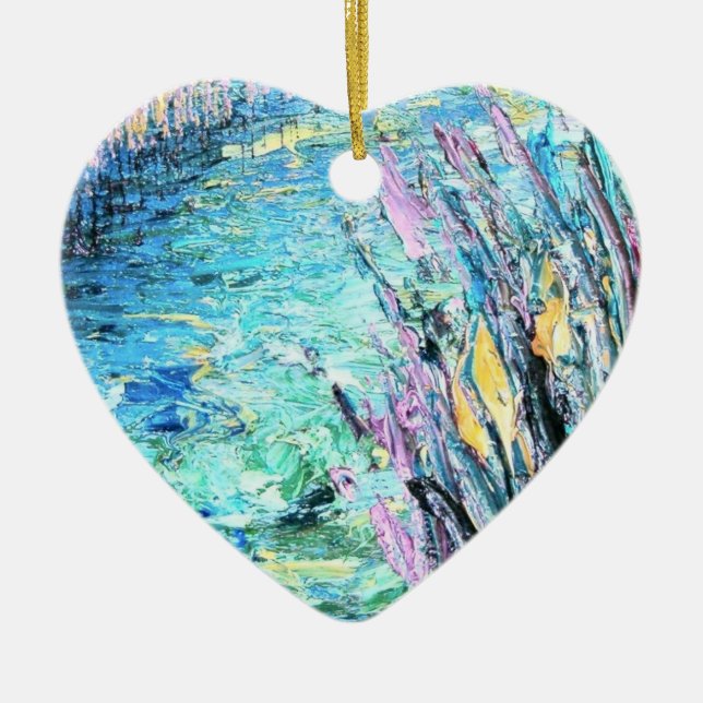 Greet Your Neighbours Ceramic Tree Decoration (Front)