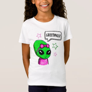 Greeting Alien T-Shirt