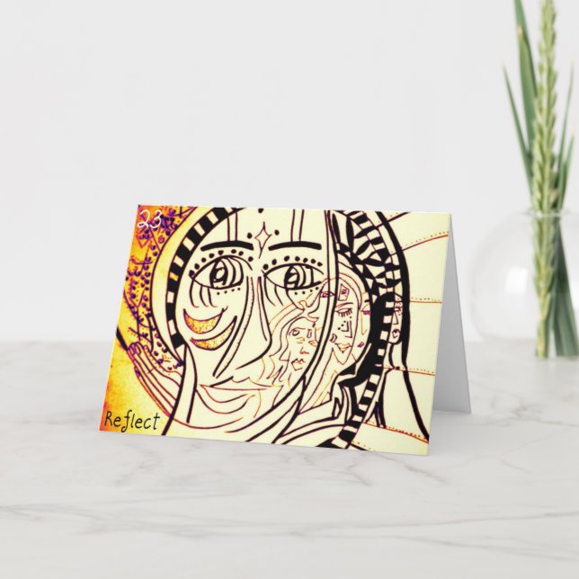 Greeting Card 23 Reflect (Front)