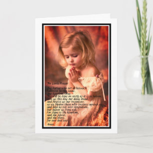 Greeting Card - A Prayer