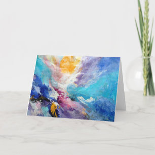 Greeting Card Abstract Art
